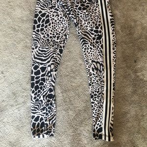 adidas animal print leggings